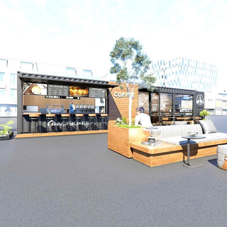 40-foot standard container cafe