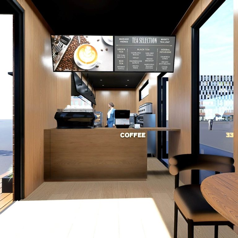 40-foot standard container cafe
