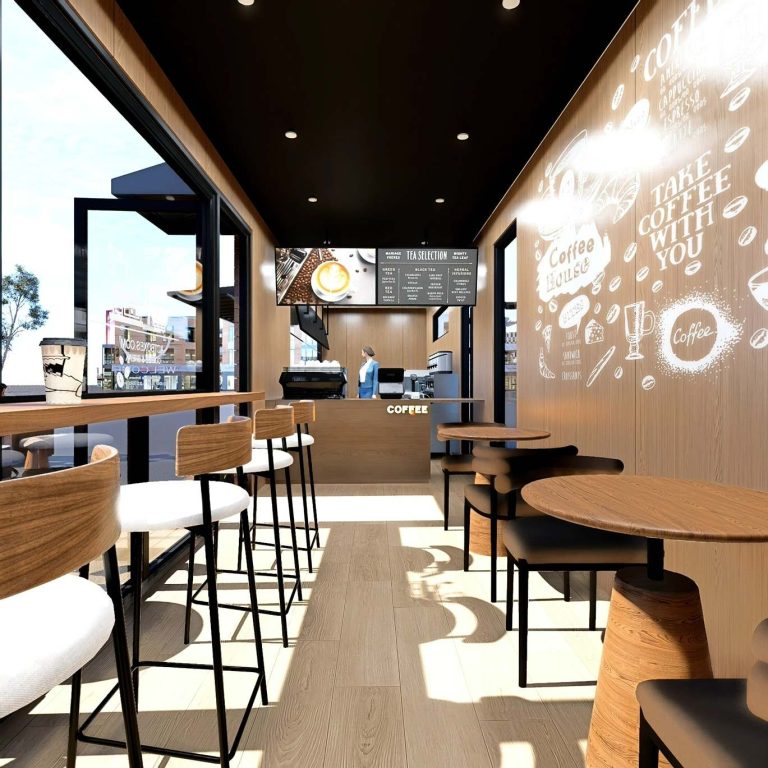 40-foot standard container cafe
