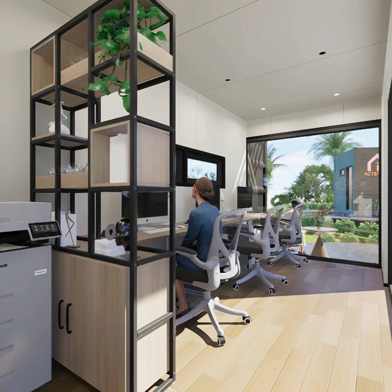 40-foot sea container office
