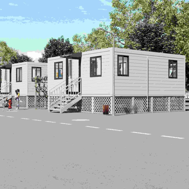 20' Container Extension Room Trailer Version