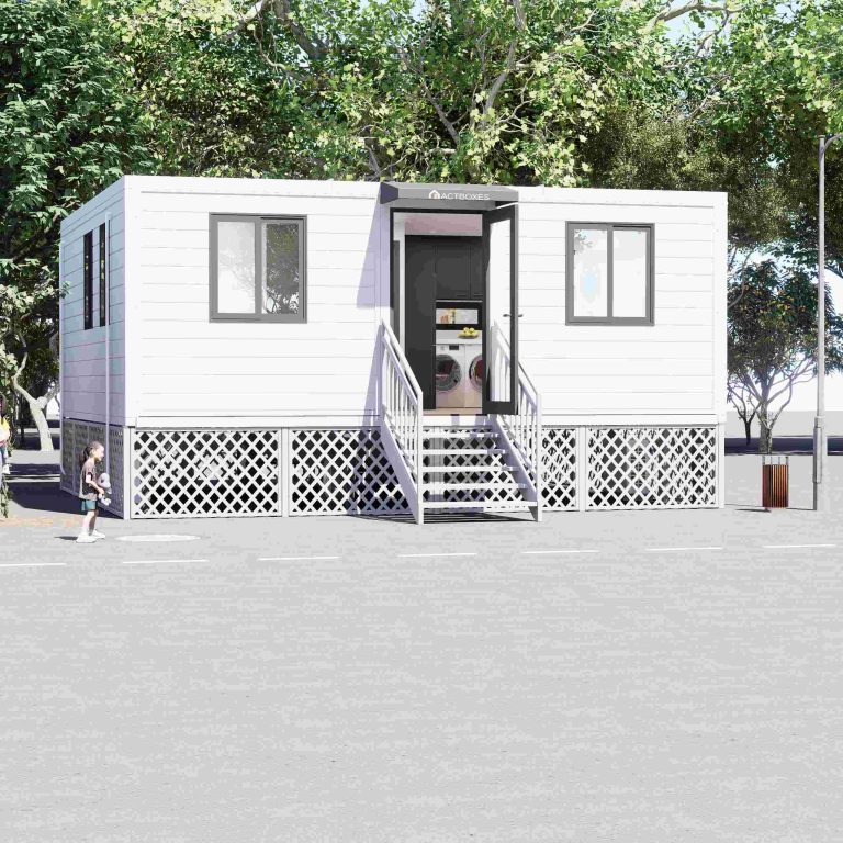 20' Container Extension Room Trailer Version