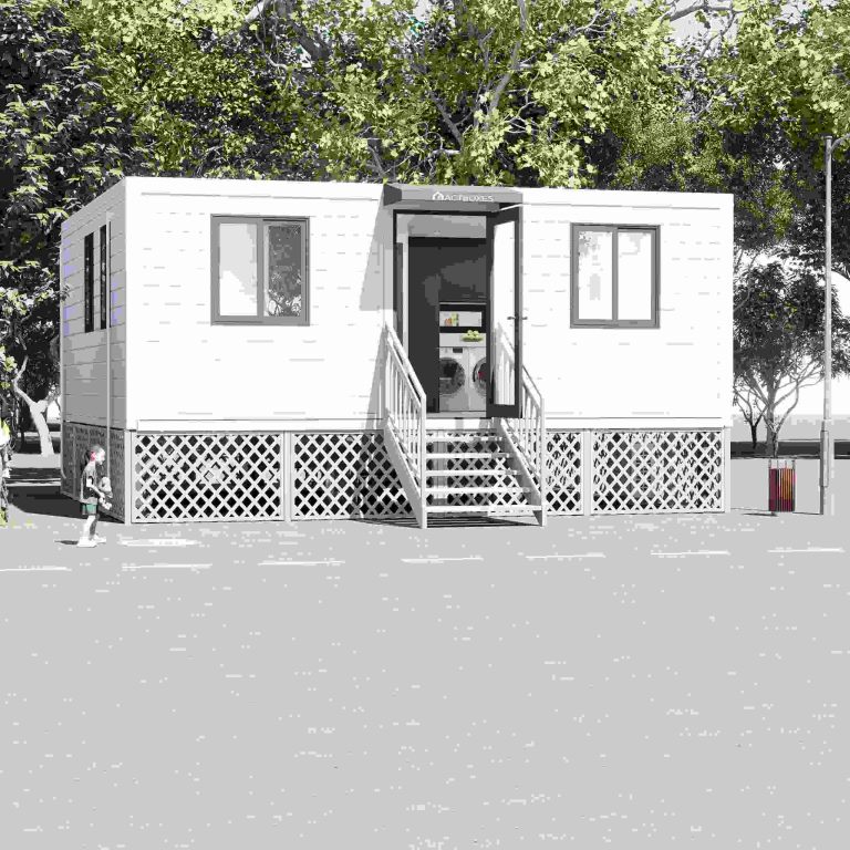 20' Container Extension Room Trailer Version
