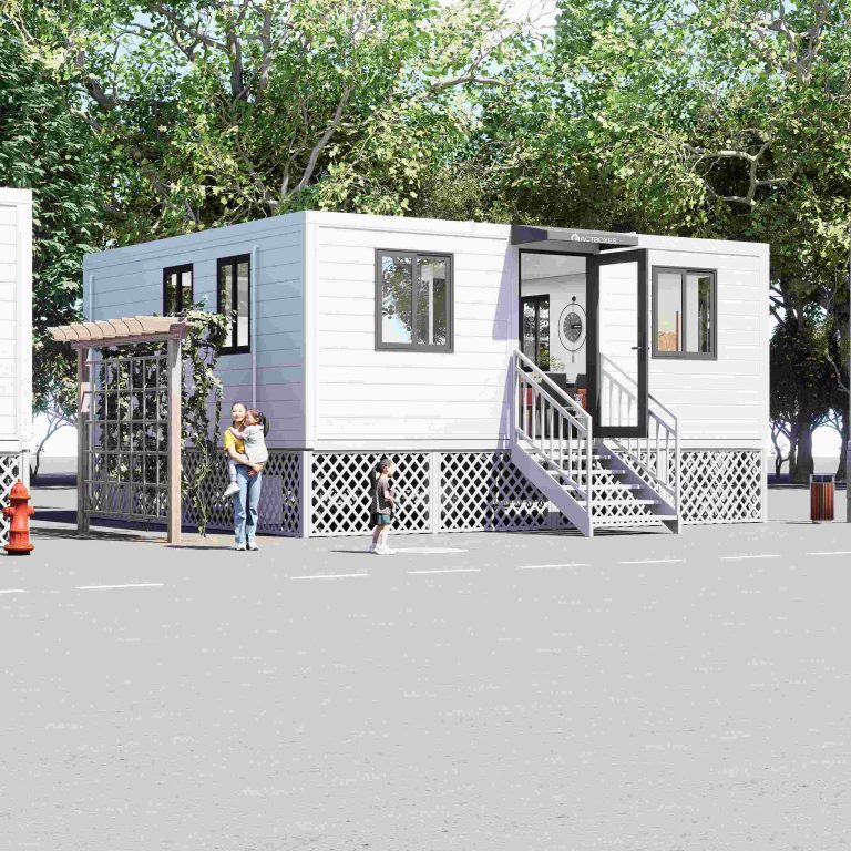 20' Container Extension Room Trailer Version