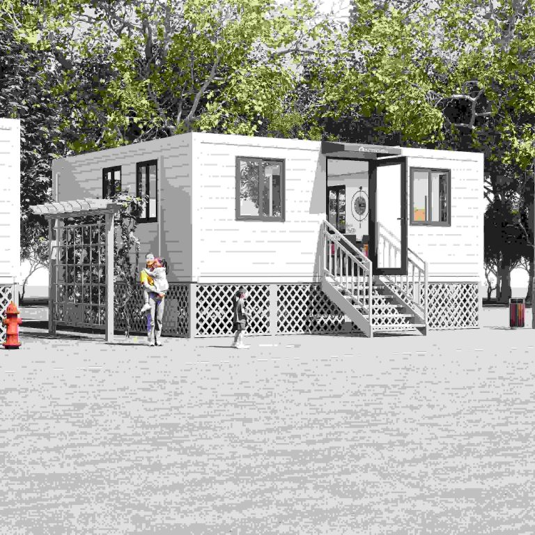 20' Container Extension Room Trailer Version