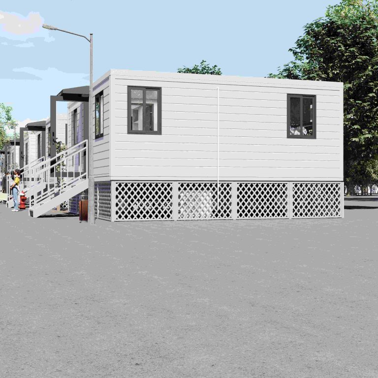 20' Container Extension Room Trailer Version
