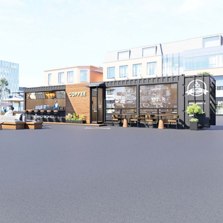 40-foot standard container cafe