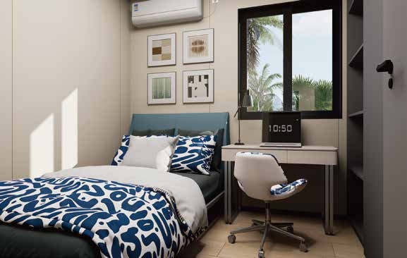 30-foot expandable container house bedroom