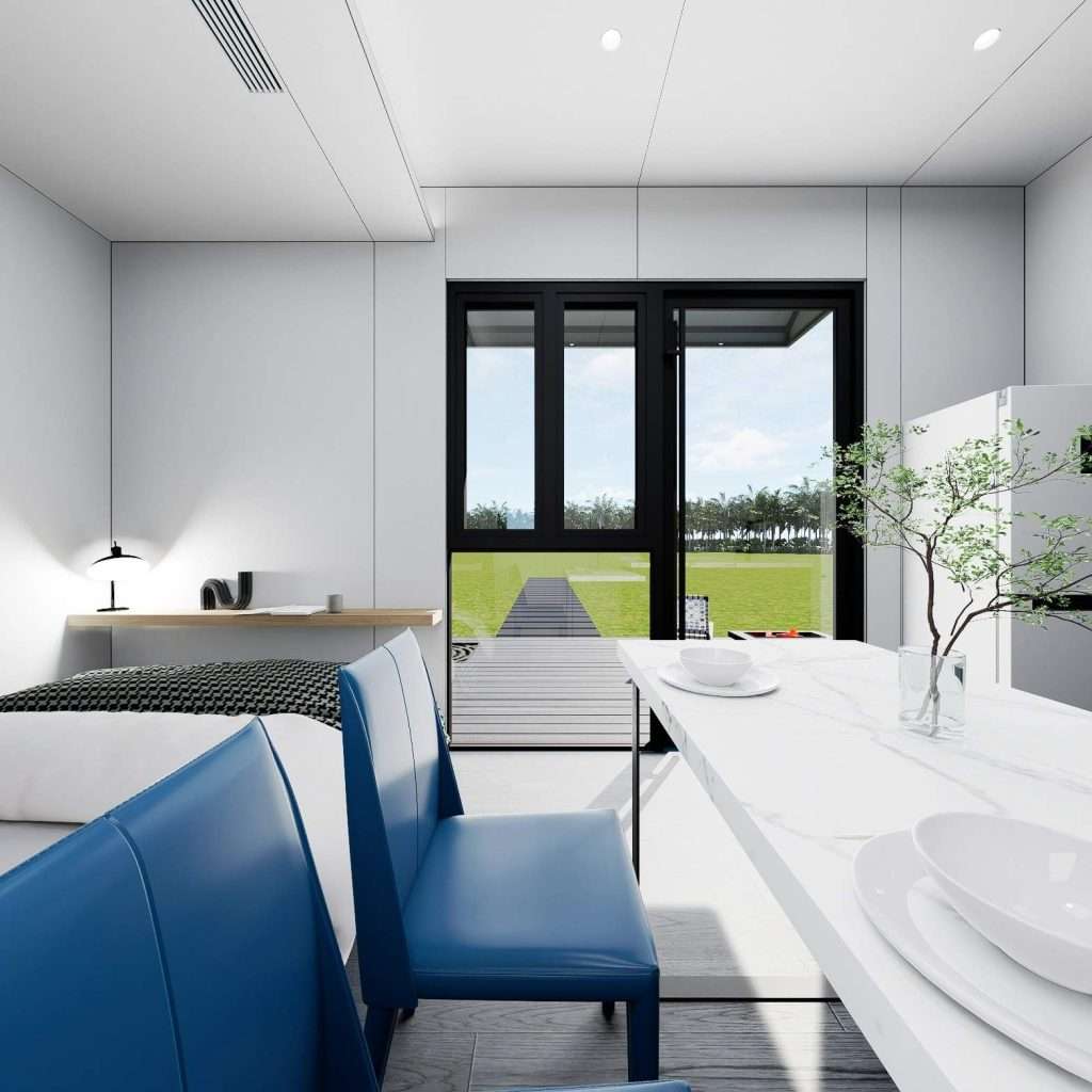 20-foot sea container house bedroom