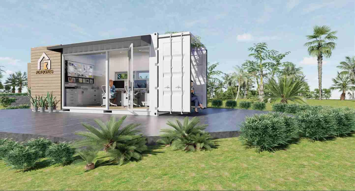 ACTBOXES shipping container office exterior