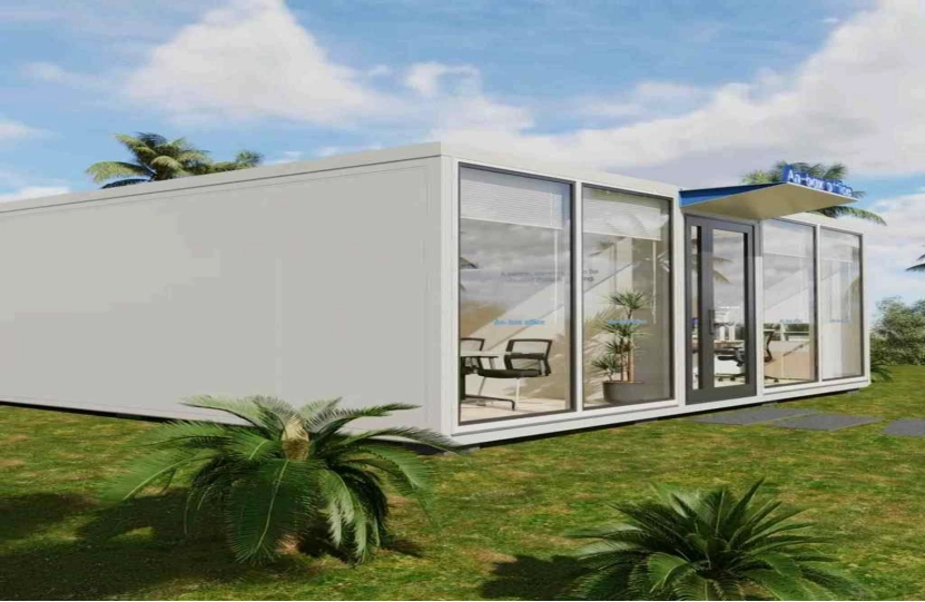 modular office cabin exterior
