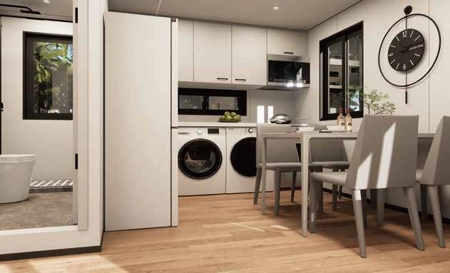 20-foot expandable container house diving room