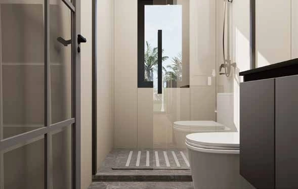 30-foot expandable container house toilet