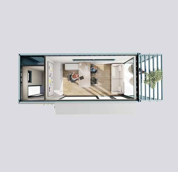 container office layout