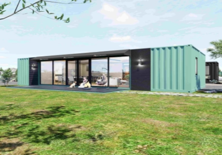 40-foot combination shipping container house