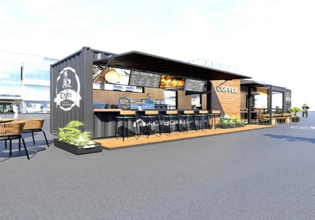 40-foot standard container cafe