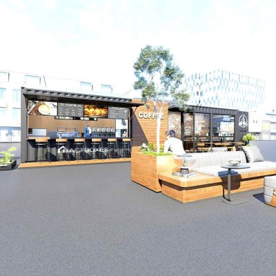 40-foot standard container cafe