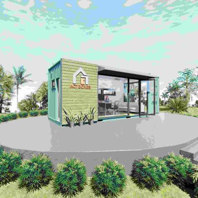20-foot sea container office